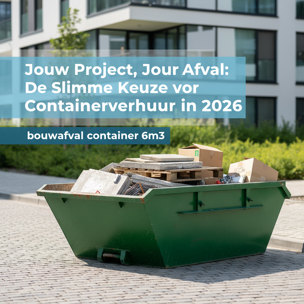 Jouw Project, Jouw Afval: De Slimme Keuze voor Containerverhuur in 2026